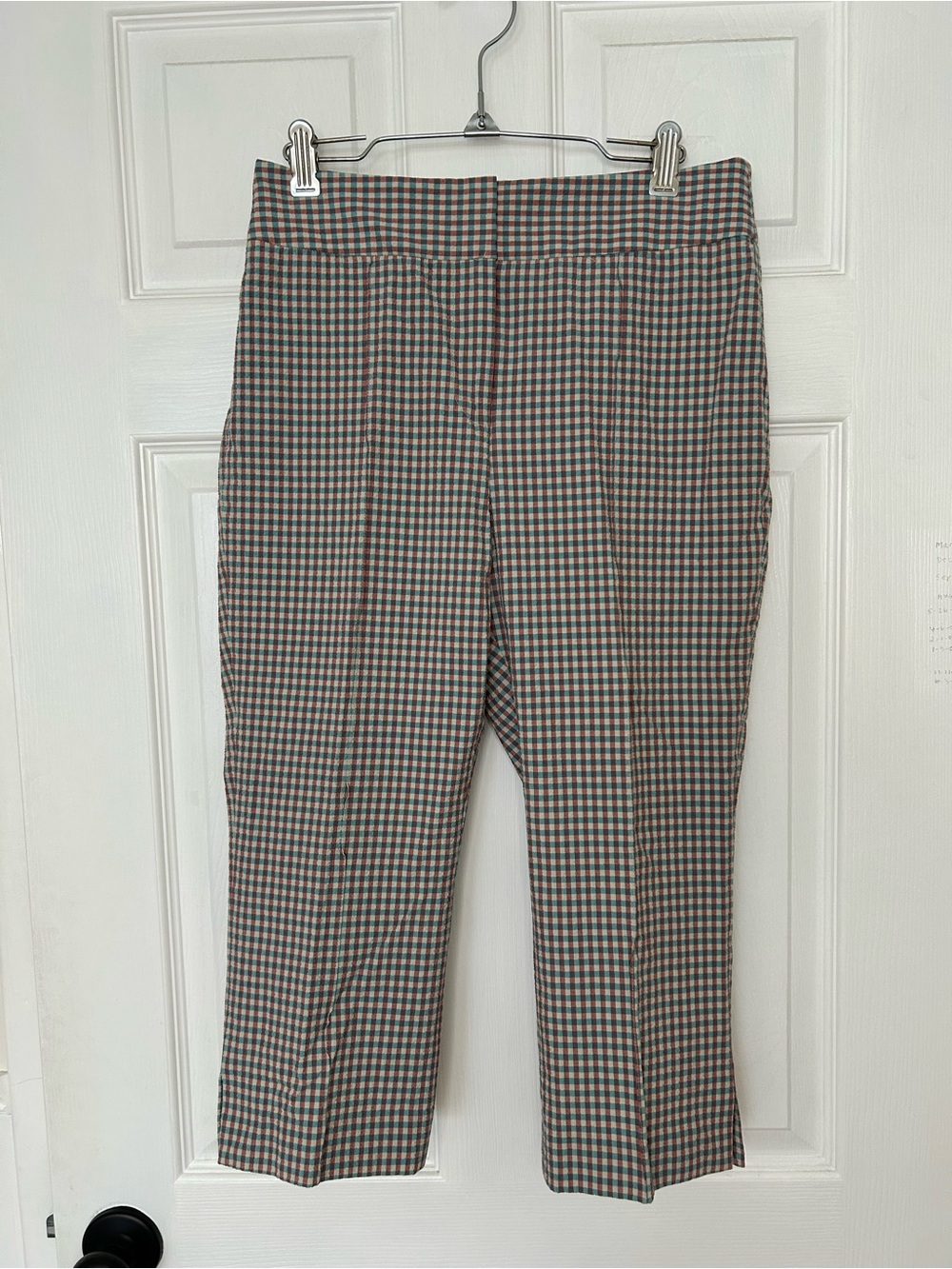 Veronica Beard Dhara Capri Pant Gingham - Picture 4 of 13